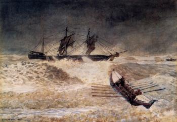 Winslow Homer : Wreck of the Iron Crown